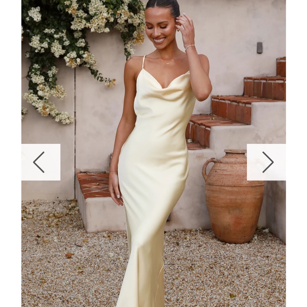 Willow Maxi Dress - Yellow (US 6)